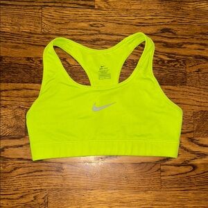 Nike Women's Bright Yellow Sports Bra